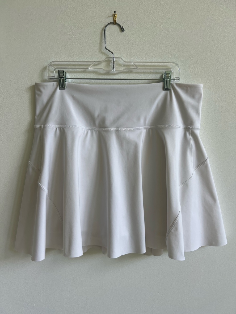 Athleta Womens Ace Tennis 15.5” Skort 1X White Athletic Golf Skirt Activewear